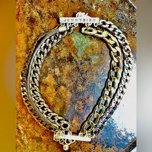 Jenny Bird Austin chain mixed metal bracelet. Never worn, new.Retails for $135.